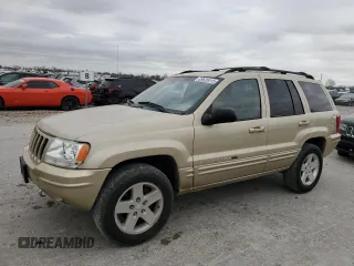 2001 Jeep Grand Cherokee Limited with VIN 1J4GW58N21C500181, listed as a Copart auction lot 49620415 with 150,256 mi miles and Salvage Title. Bid and sale history available at carsss.com. Image 1.