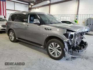 2015 Infiniti QX80 with VIN JN8AZ2NE1F9082792, listed as a Copart auction lot 48997125 with 128,947 mi miles and Salvage Title. Bid and sale history available at carsss.com. Image 4.
