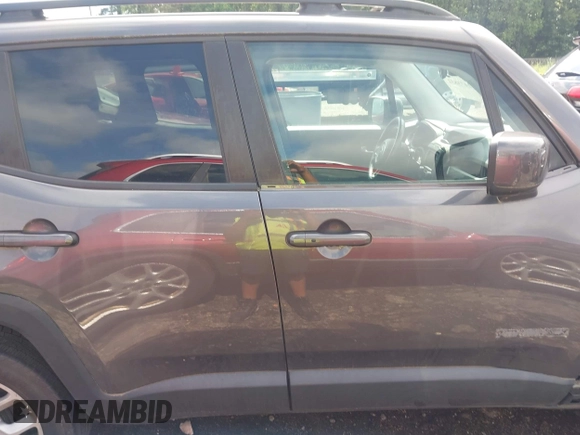 2017 Jeep Renegade Latitude with VIN ZACCJBBB2HPE49710, listed as a IAAI auction lot 42473831 with 57,114 mi miles and . Bid and sale history available at DreamBid. Image 13.