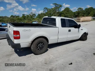 2007 Ford F-150 STX with VIN 1FTRX14WX7FA32209, listed as a Copart auction lot 50721205 with 183,712 mi miles and Salvage Title. Bid and sale history available at carsss.com. Image 3.