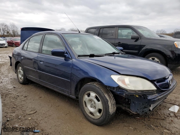 2005 Honda Civic Hybrid with VIN JHMES95675S016806, listed as a Copart auction lot 79434234 with 176,354 mi miles and Clean Title. Bid and sale history available at carsss.com. Image 4.
