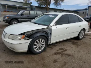 2006 Hyundai Azera SE z VIN KMHFC46F66A056611, wystawiony jako Copart lot #55468615 z przebiegiem 138 582 mil mil oraz Szkoda całkowita • Salvage title. Historia ofert i sprzedaży dostępna na DreamBid. Obrazek 1.