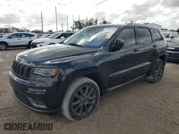 2019 Jeep Grand Cherokee Overland with VIN 1C4RJECG2KC767991, listed as a Copart auction lot 77366334 with 0 mi miles and Non Repairable. Bid and sale history available at carsss.com. Image 1.