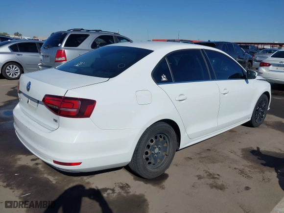 2017 Volkswagen Jetta 1.4T S with VIN 3VW167AJ0HM347112, listed as a IAAI auction lot 41819172 with 126,685 mi miles. Bid and sale history available at carsss.com. Image 4.