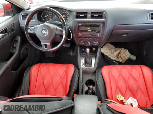 2012 Volkswagen Jetta SE with VIN 3VWDP7AJ8CM451446, listed as a Copart auction lot 61433295 with 134,196 mi miles and Salvage title. Bid and sale history available at DreamBid. Image 8.