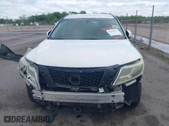 2016 Nissan Pathfinder S with VIN 5N1AR2MN5GC613411, listed as a IAAI auction lot 41930651 with 277,992 mi miles and . Bid and sale history available at DreamBid. Image 13.