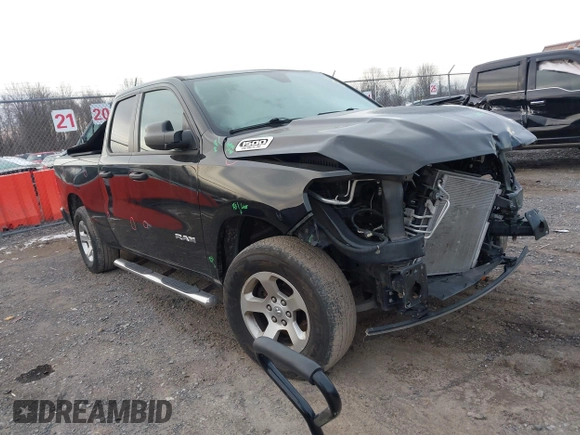 2019 Ram 1500 Tradesman с VIN 1C6SRFCT6KN743475, выставлен на аукционе IAAI как лот 41015557 с пробегом 77 435 миль миль и . История ставок и продаж доступна на DreamBid. Изображение 1.