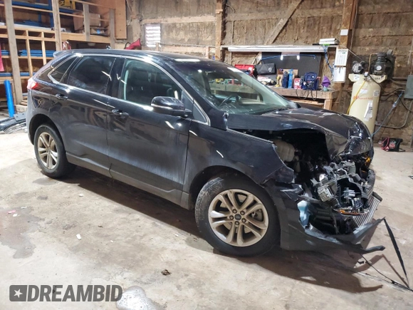 2020 Ford Edge SEL with VIN 2FMPK4J97LBA09841, listed as a Copart auction lot 89377405 with 48,618 mi miles and Salvage Title. Bid and sale history available at carsss.com. Image 4.
