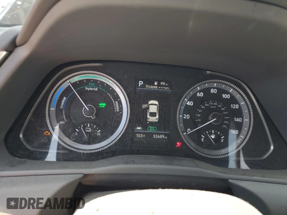 2022 Hyundai Sonata Hybrid Blue with VIN KMHL24JJ9NA041424, listed as a Copart auction lot 70693204 with 32,689 mi miles and Salvage Title. Bid and sale history available at carsss.com. Image 9.