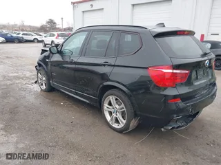 2013 BMW X3 xDrive28i with VIN 5UXWX9C54D0D02299, listed as a IAAI auction lot 41731353 with 105,066 mi miles. Bid and sale history available at carsss.com. Image 3.