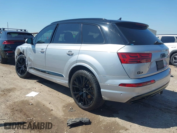 2019 Audi Q7 Prestige with VIN WA1VAAF73KD015756, listed as a IAAI auction lot 41868717 with 49,227 mi miles. Bid and sale history available at carsss.com. Image 3.
