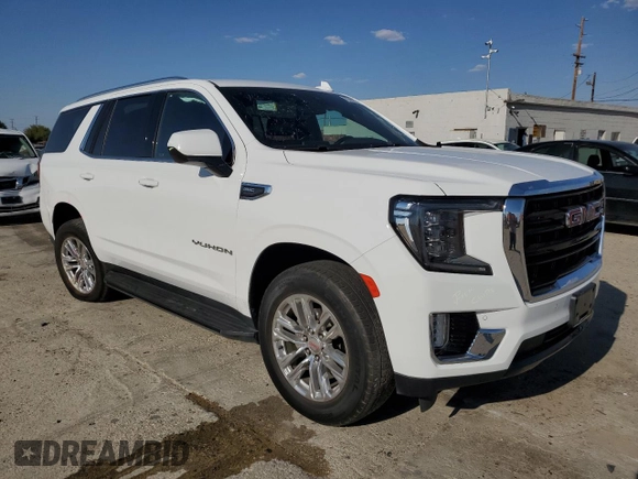 2022 GMC Yukon SLE with VIN 1GKS1AKDXNR198573, listed as a Copart auction lot 70461594 with 45,725 mi miles and Salvage Title. Bid and sale history available at carsss.com. Image 4.
