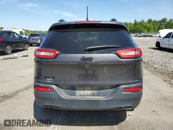 2017 Jeep Cherokee Limited with VIN 1C4PJMDB8HW544379, listed as a Copart auction lot 58722105 with 145,291 mi miles and Salvage title. Bid and sale history available at DreamBid. Image 6.