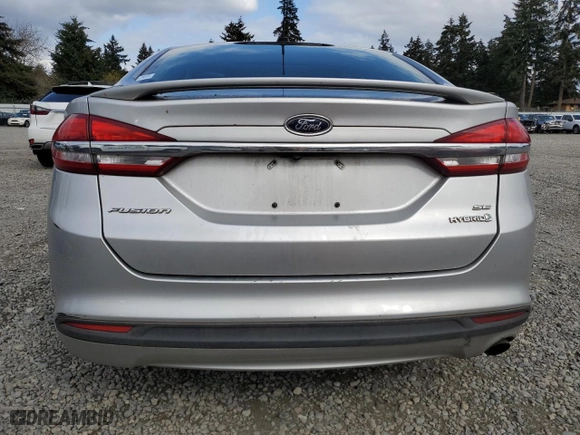 2018 Ford Fusion Hybrid SE with VIN 3FA6P0LU5JR248496, listed as a Copart auction lot 52983255 with 101,805 mi miles and Salvage Title. Bid and sale history available at carsss.com. Image 6.
