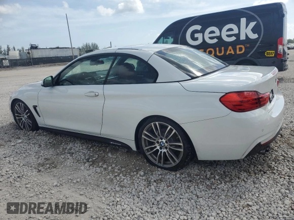 2017 BMW 4 Series 430i z VIN WBA4U7C55H5D43181, wystawiony jako Copart lot #54221125 z przebiegiem 43 048 mil mil oraz Szkoda całkowita • Salvage title. Historia ofert i sprzedaży dostępna na DreamBid. Obrazek 2.