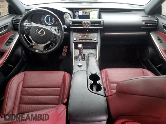 2017 Lexus IS 300 with VIN JTHCM1D21H5021648, listed as a Copart auction lot 51673075 with 117,235 mi miles and Clean title. Bid and sale history available at DreamBid. Image 8.