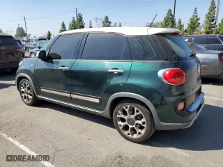 2014 FIAT 500L Trekking with VIN ZFBCFADH7EZ008751, listed as a Copart auction lot 73243514 with 83,503 mi miles and Salvage Title. Bid and sale history available at carsss.com. Image 2.
