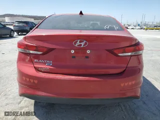 2017 Hyundai Elantra SE with VIN 5NPD74LF0HH093363, listed as a Copart auction lot 50181985 with 134,011 mi miles and Salvage Title. Bid and sale history available at carsss.com. Image 6.