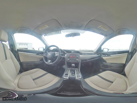 2018 Honda Civic Sedan LX with VIN 2HGFC2F55JH591845, listed as a Copart auction lot 49072685 with 91,028 mi miles and Salvage Title. Bid and sale history available at carsss.com. Image 14.