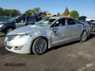 2014 Lincoln MKZ z VIN 3LN6L2G91ER836193, wystawiony jako Copart lot #57689765 z przebiegiem 146 385 mil mil oraz Nie do naprawy • Non repairable. Historia ofert i sprzedaży dostępna na DreamBid. Obrazek 1.