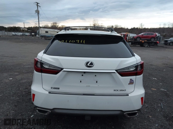 2018 Lexus RX 350 with VIN 2T2BZMCA7JC165184, listed as a IAAI auction lot 41110911 with 74,965 mi miles and . Bid and sale history available at DreamBid. Image 16.