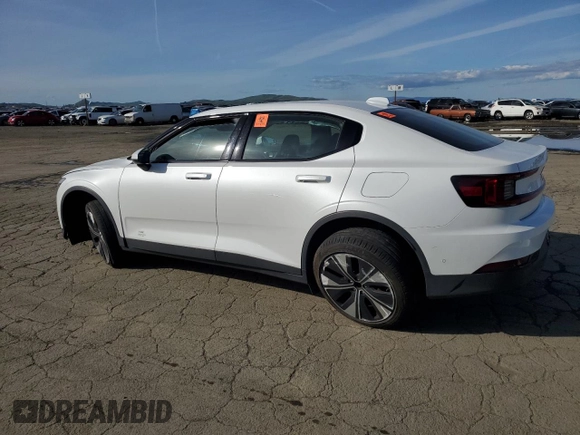 2023 Polestar 2 z VIN YSMEG3KAXPL162207, wystawiony jako Copart lot #49666525 z przebiegiem 57 423 mil mil oraz Tytuł czysty. Historia ofert i sprzedaży dostępna na DreamBid. Obrazek 2.
