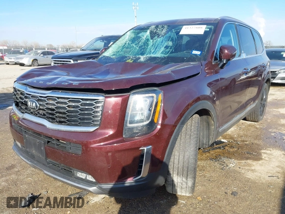 2021 Kia Telluride SX with VIN 5XYP5DHC9MG132230, listed as a IAAI auction lot 41327808 with 60,019 mi miles. Bid and sale history available at carsss.com. Image 17.