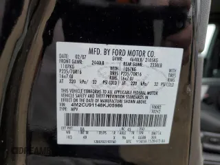 2008 Mercury Mariner с VIN 4M2CU91148KJ05986, выставлен на аукционе Copart как лот 51279715 с пробегом 173 942 миль миль и Списание • Salvage title. История ставок и продаж доступна на DreamBid. Изображение 15.