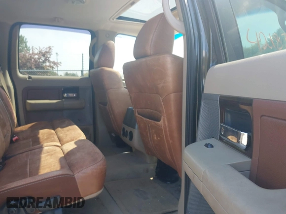 2008 Ford F-150 XLT with VIN 1FTPW14578KD23633, listed as a IAAI auction lot 42183540 with 136,301 mi miles and . Bid and sale history available at DreamBid. Image 8.
