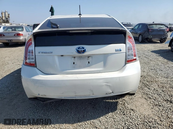 2015 Toyota Prius Four with VIN JTDKN3DU8F0415519, listed as a Copart auction lot 62406755 with 203,521 mi miles and Salvage title. Bid and sale history available at DreamBid. Image 6.