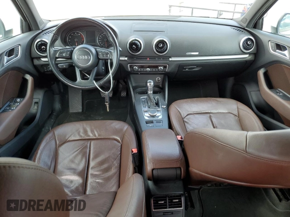 2017 Audi A3 Sedan Premium with VIN WAUAUGFF9H1040917, listed as a Copart auction lot 68438113 with 77,314 mi miles. Bid and sale history available at carsss.com. Image 8.