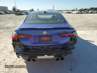 2022 BMW M4 Competition xDrive with VIN WBS43AZ0XNCK70739, listed as a Copart auction lot 82178264 with 10,019 mi miles and Salvage Title. Bid and sale history available at carsss.com. Image 6.