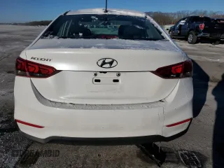 2021 Hyundai Accent SE with VIN 3KPC24A65ME130029, listed as a Copart auction lot 39375814 with 61,287 mi miles. Bid and sale history available at carsss.com. Image 6.