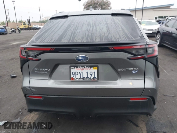 2024 Subaru Solterra Limited with VIN JTMABABAXRA067108, listed as a IAAI auction lot 42549738 with 6,577 mi miles and . Bid and sale history available at DreamBid. Image 17.