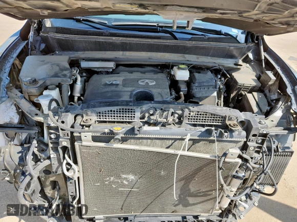 2019 Infiniti QX60 Luxe with VIN 5N1DL0MN9KC525893, listed as a Copart auction lot 63218895 with 106,280 mi miles and Salvage title. Bid and sale history available at DreamBid. Image 12.