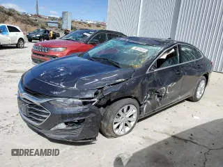 2022 Chevrolet Malibu LT with VIN 1G1ZD5ST7NF130483, listed as a Copart auction lot 52500825 with 52,220 mi miles and Non Repairable. Bid and sale history available at DreamBid. Image 1.
