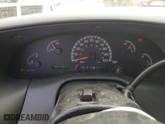 2003 Ford F-150 XL with VIN 1FTRF17253NB79680, listed as a Copart auction lot 46692635 with 126,408 mi miles and Salvage Title. Bid and sale history available at DreamBid. Image 9.