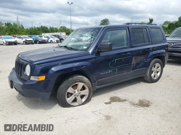 2013 Jeep Patriot Latitude with VIN 1C4NJPFA5DD122251, listed as a Copart auction lot 54548214 with 143,432 mi miles and Salvage Title. Bid and sale history available at carsss.com. Image 1.