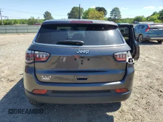 2024 Jeep Compass Sport with VIN 3C4NJDAN2RT600460, listed as a Copart auction lot 53702675 with 28,303 mi miles and Salvage title. Bid and sale history available at DreamBid. Image 6.