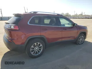 2019 Jeep Cherokee Latitude Plus with VIN 1C4PJMLB6KD477950, listed as a Copart auction lot 52033785 with 78,214 mi miles and Salvage Title. Bid and sale history available at carsss.com. Image 3.