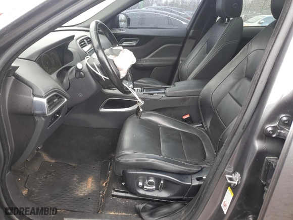 2018 Jaguar F-PACE S with VIN SADCM2FV9JA203808, listed as a Copart auction lot 52248255 with 86,382 mi miles and Salvage Title. Bid and sale history available at carsss.com. Image 7.