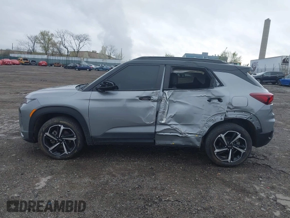 2023 Chevrolet TrailBlazer RS with VIN KL79MUSL3PB011922, listed as a IAAI auction lot 41943713 with 43,742 mi miles and . Bid and sale history available at DreamBid. Image 15.