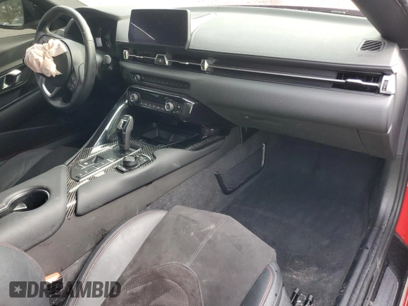 2024 Toyota Supra 3.0 with VIN WZ1DB0G08RW067779, listed as a Copart auction lot 47695915 with Not provided miles and Salvage title. Bid and sale history available at DreamBid. Image 8.