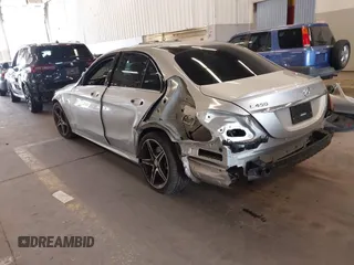 2016 Mercedes-Benz C 450 AMG with VIN 55SWF6EB2GU110774, listed as a IAAI auction lot 42239393 with 41,237 mi miles and . Bid and sale history available at DreamBid. Image 3.