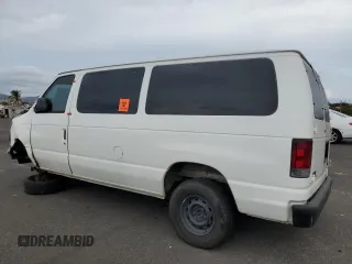 2002 Ford Econoline Passenger XL with VIN 1FMRE11242HB08362, listed as a Copart auction lot 43234805 with 117,626 mi miles and Salvage title. Bid and sale history available at DreamBid. Image 2.