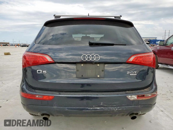 2012 Audi Q5 Premium Plus with VIN WA1LFAFP8CA108896, listed as a Copart auction lot 60795205 with 137,872 mi miles and Clean title. Bid and sale history available at DreamBid. Image 6.