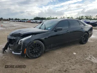 2017 Cadillac CT6 Premium Luxury AWD with VIN 1G6KF5RS8HU196723, listed as a Copart auction lot 51055025 with 140,436 mi miles and Salvage title. Bid and sale history available at DreamBid. Image 1.