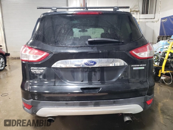 2014 Ford Escape Titanium with VIN 1FMCU0JX1EUA82250, listed as a Copart auction lot 45347295 with 150,897 mi miles and Salvage Title. Bid and sale history available at carsss.com. Image 6.