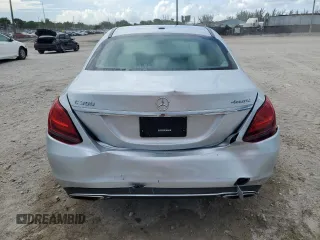 2019 Mercedes-Benz C 300 with VIN WDDWF8EB2KR513272, listed as a Copart auction lot 61357365 with 56,127 mi miles and Salvage title. Bid and sale history available at DreamBid. Image 6.
