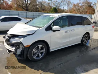 2019 Honda Odyssey Touring with VIN 5FNRL6H89KB064683, listed as a Copart auction lot 84063114 with 71,919 mi miles and Salvage Title. Bid and sale history available at carsss.com. Image 1.